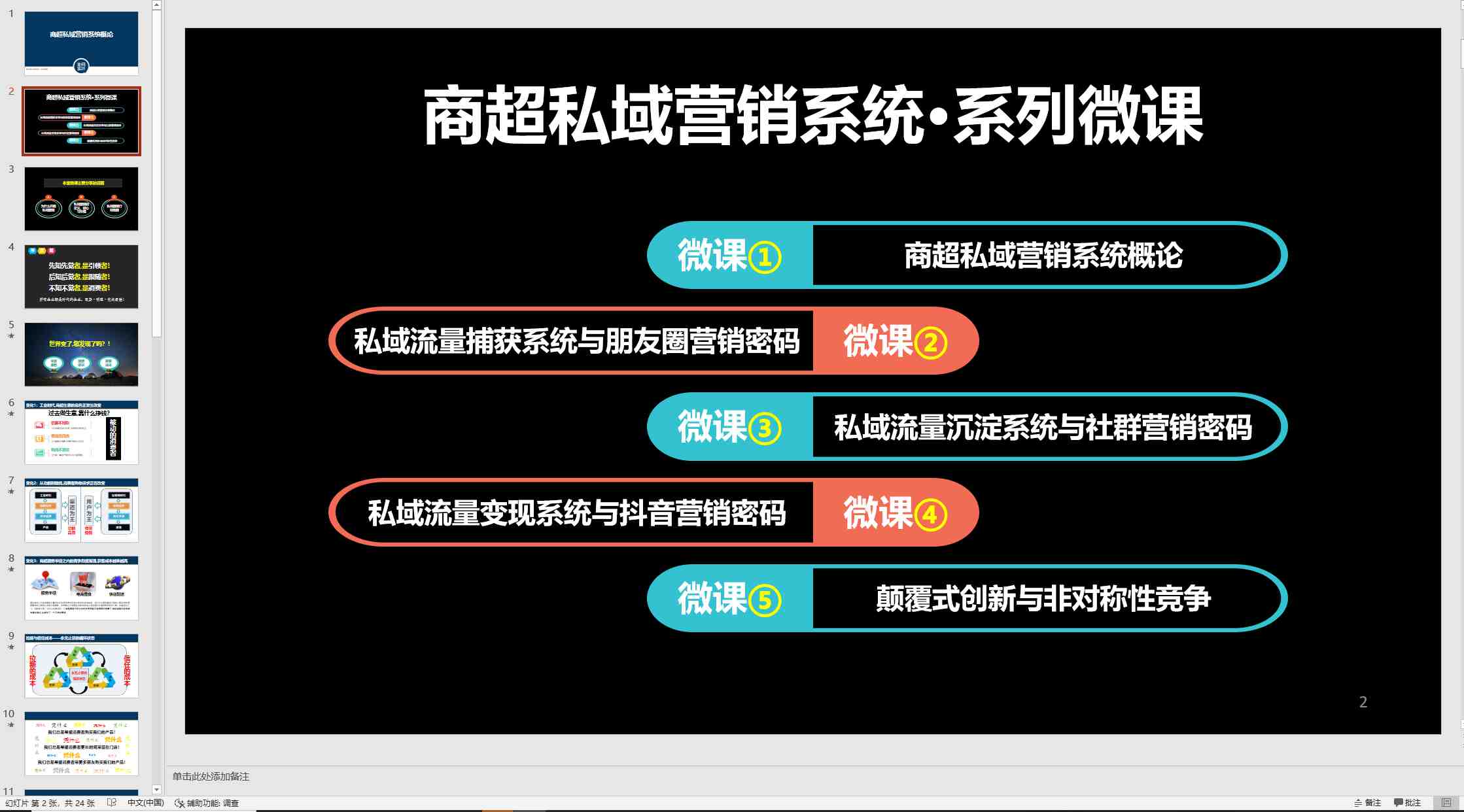 实体门店私域营销系统概论ppt,免费下载!