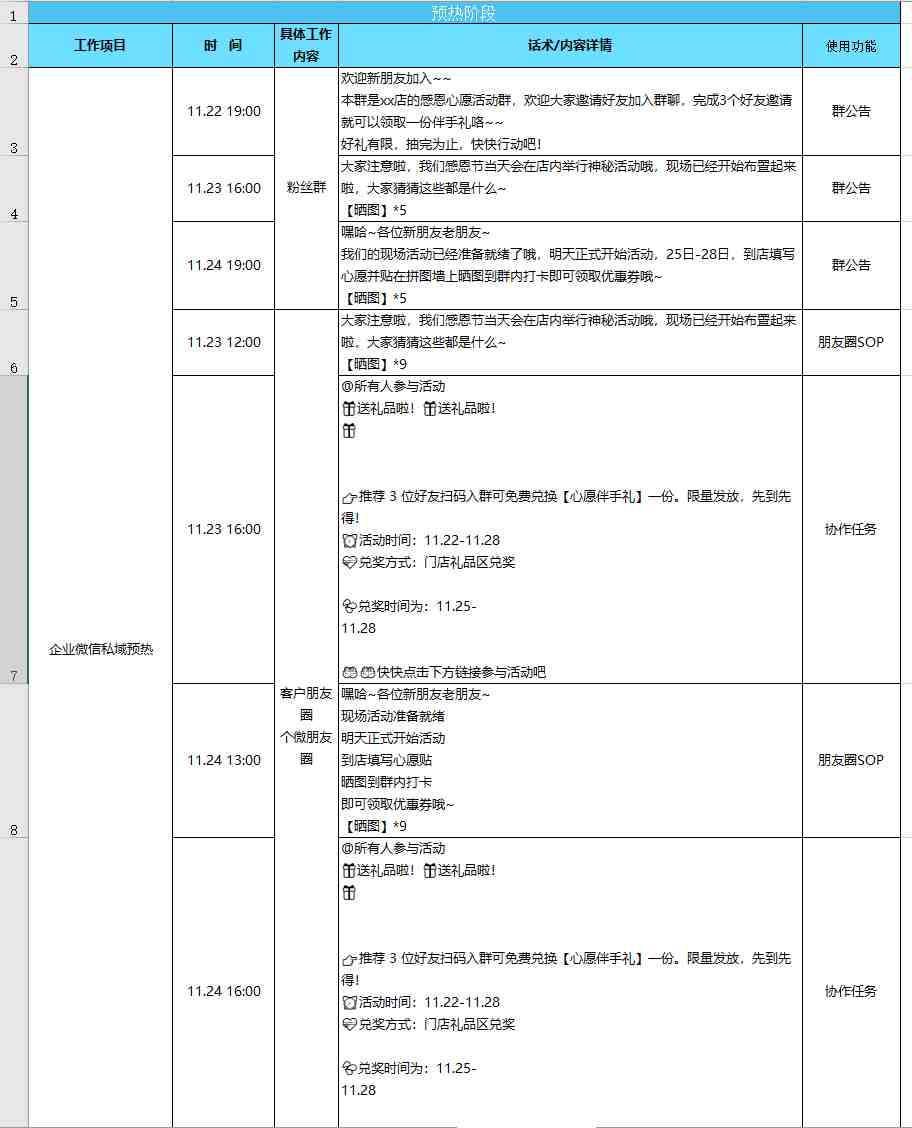 线下门店私域营销活动SOP方案，免费下载！