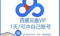 百度网盘vip一天免费领取2023可加速(每月领取)